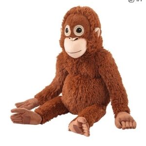 IKEA Orange Orangutan Stuffed Animal 23"